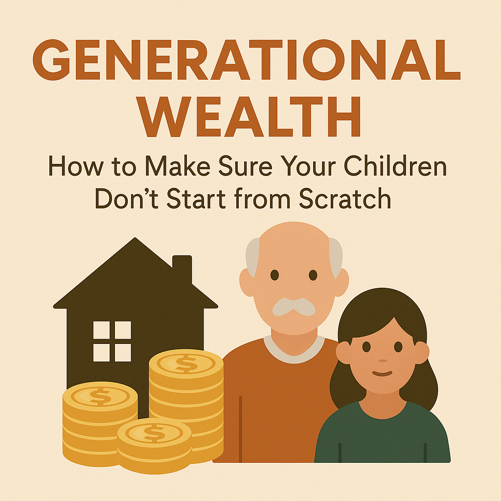 🔶 Generational Wealth: How to Make Sure Your Children Don’t Start from Scratch
